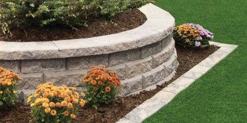 Retaining Wall, Landscaping Wall, Stone Wall, Flower Bed, Rock Wall, Hardscaping, Outdoor Living, Free Estimate